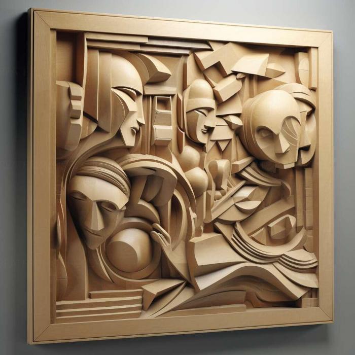 نموذج ثلاثي الأبعاد لآلة CNC 3D Art 